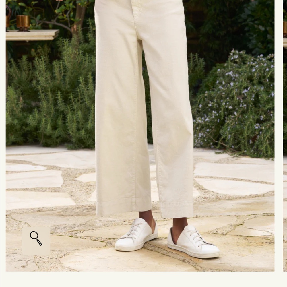 Frank and Eileen Wexford flax/linen pants.